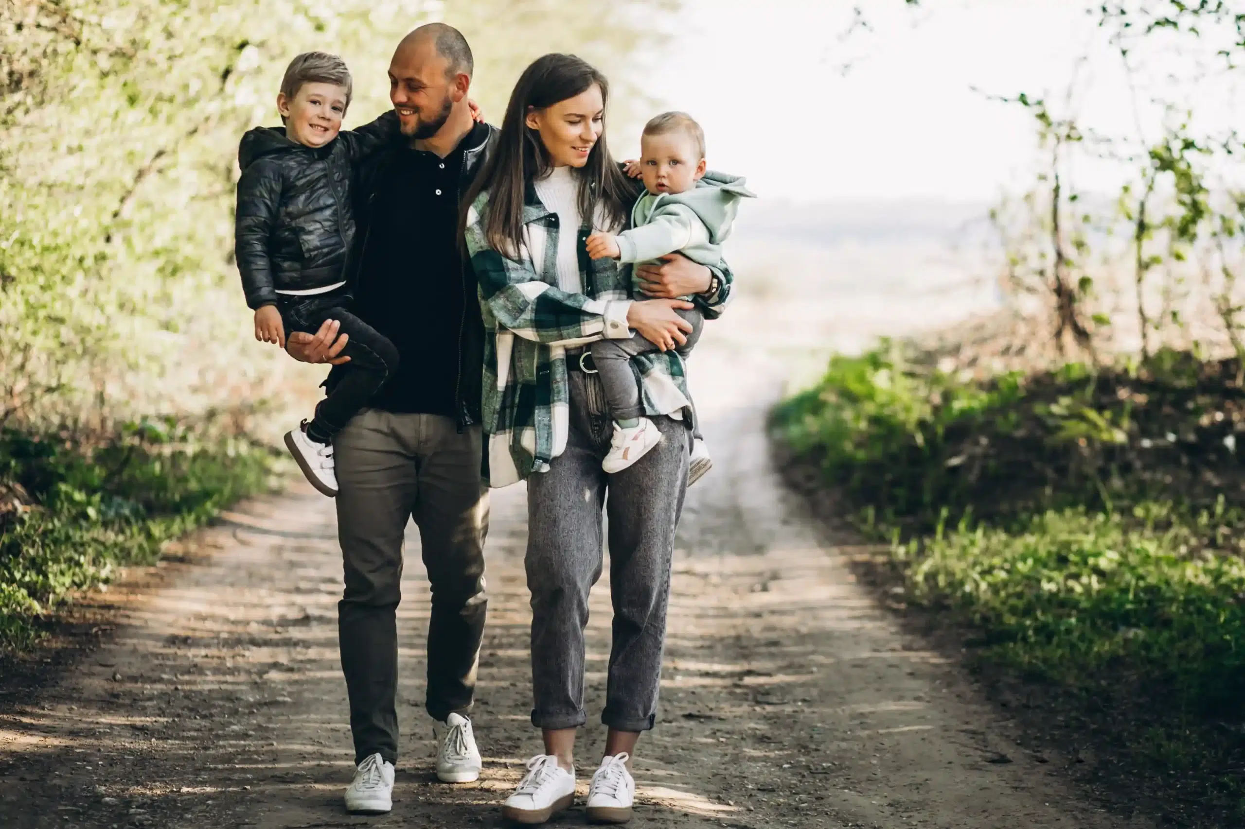 Famille protégée par une complémentaire santé WeFleet Assurance
